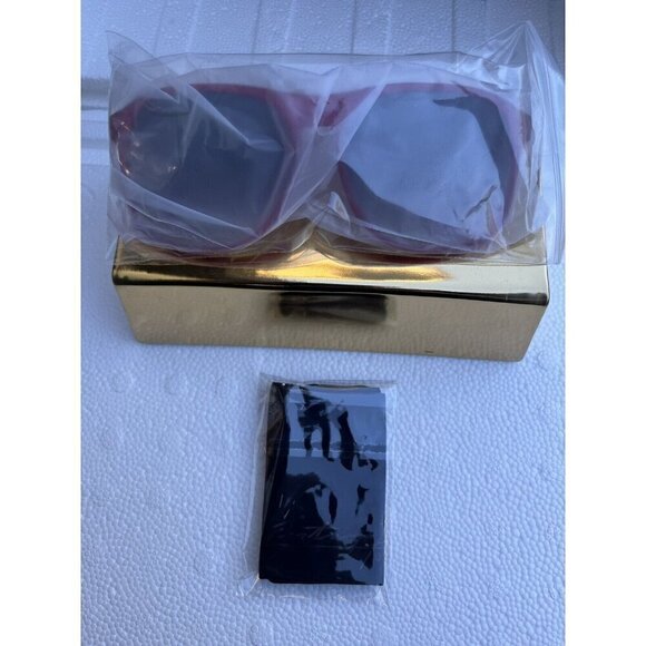 Vintage Frame Company The Creatchman by Corey Shapiro Red Flat Top Sunglasses - Picture 6 of 16